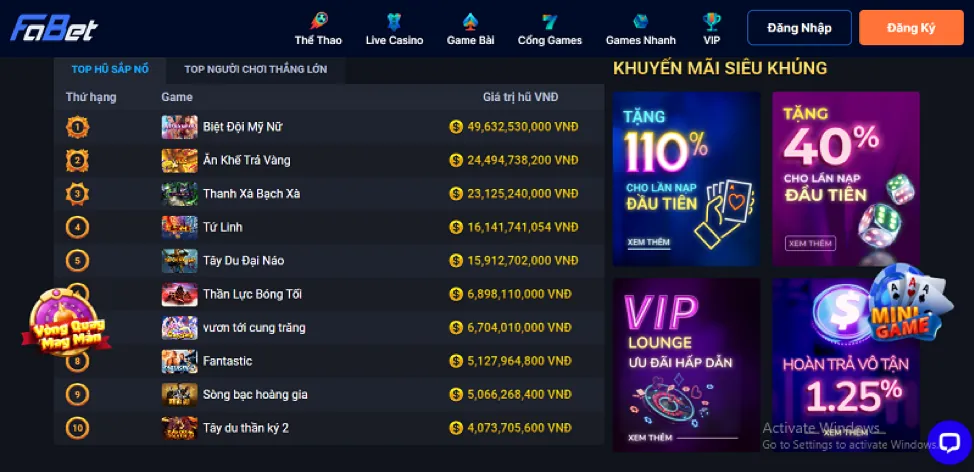 Chơi Bắn Cá trên di động 789f Casino